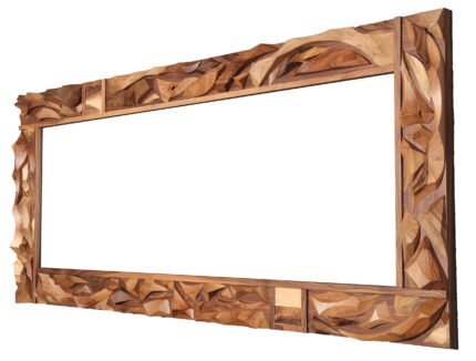 King Frame е декоративен акцент от колекция Woodine, създаден да подчертае стената и да добави топлина и текстура в пространството.