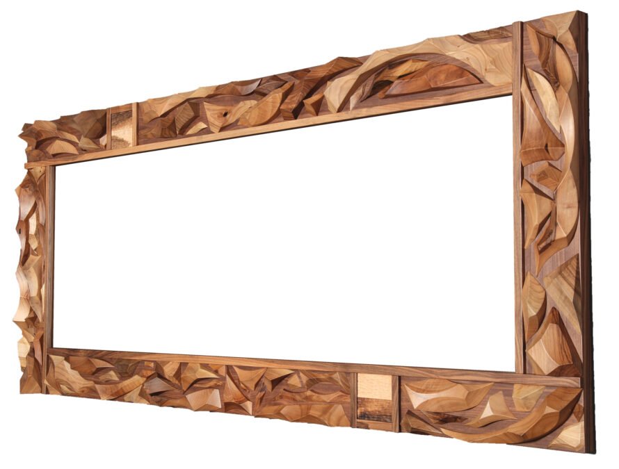 King Frame е декоративен акцент от колекция Woodine, създаден да подчертае стената и да добави топлина и текстура в пространството.