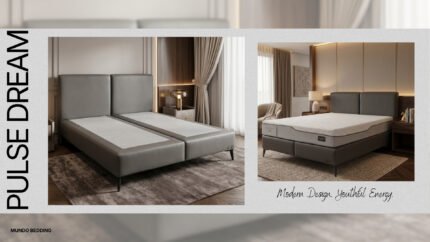 Mundo Pulse Dream е тапицирано легло за спалня