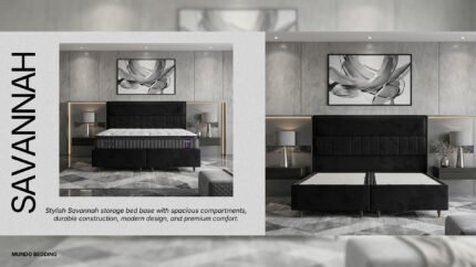 Mundo Savannah е тапицирано легло за спалня в размер 180x200. Моделът е в категория Спалня > Легла и е подходящ за модерен интериор. Конфигурация: Ракла. Комплектът е ориентиран към комфорт, стабилност и чиста визия.