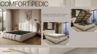 Mundo Comfort Pedic е тапицирано легло за спалня в размер 180x200. Моделът е в категория Спалня > Легла и е подходящ за модерен интериор. Конфигурация: Ракла. Комплектът е ориентиран към комфорт, стабилност и чиста визия.