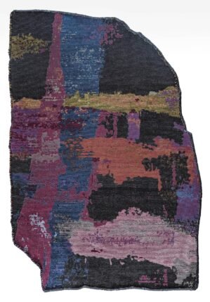 BM Home AMORPH LUSH DARK DAMSON - NAVY BLUE - KIWI - BLACK - CACAO - GREY RUG