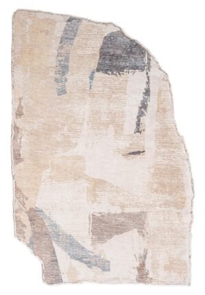 BM Home AMORPH BLISS ECRU - CREAM - NOUGAT - BLUE RUG