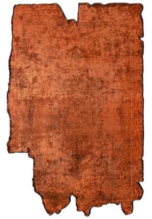 BM Home AMORPH MEDALLION DARK BROWN - RUST RUG